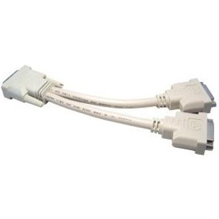 Cables Direct DV-188/1.8 DVI cable 1.8 m DVI-D 2 x DVI-D White