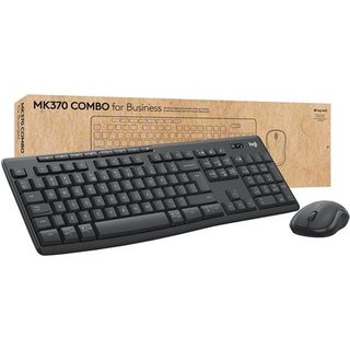 Logitech MK370 Combo for Business keyboard Mouse included Office RF Wireless + Bluetooth QWERTY Portuguese Graphite