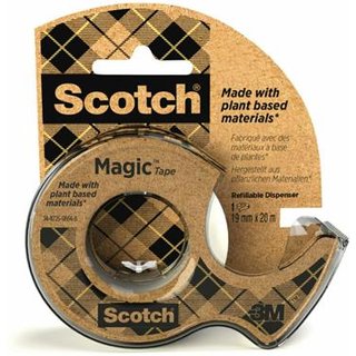 Scotch Magic 20 m Acrylic Paper Plastic Brown