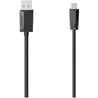Hama 00074260. Cable length: 1.5 m. Connector 1: USB A Connector 2: Mini-USB B USB version: USB 2.0 Maximum data transfer rate: 0.48 Gbit/s Product colour: Black