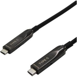 connektgear 15M USB 3.2 AOC Connector Cable Type C Male to Type C Male 10Gbps 60W (20V/3A)