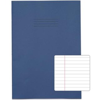 Rhino A4 Plus Exercise Book Dark Blue F8M 80 page (Pack 50) VDU080-277