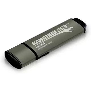 iStorage Kanguru SS3 SuperSpeed USB3.0 128GB |Secure Flash Drive| Physical Write Protect Switch | Windows Ready Boost compatible | Simple Driverless Setup | Plug and Play