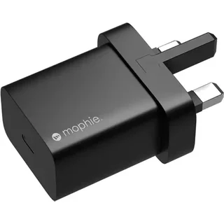 mophie Wall Adapter-USB-C-20W-Black--UK. Charger type: Indoor Power source type: AC Charger compatibility: Universal USB Type-C ports quantity: 1. Product colour: Black