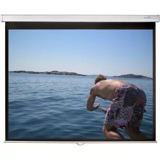 Sapphire AV SWS240BV. Drive type: Manual Diagonal: 3.05 m (120") Viewable screen width (W): 2.34 m Viewable screen height (H): 175.5 cm Native aspect ratio: 4:3 Screen surface: Matte White Format: Video. Product colour: White
