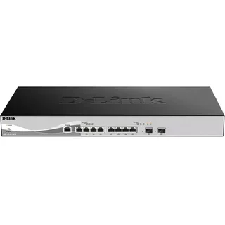 D-Link 8-port 10GBASE-T and 2-port SFP+ Multi-Gigabit Smart Managed Switch