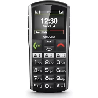 Emporia SIMPLICITY-LTE 5.08 cm (2") 90 g Black Silver Entry-level phone