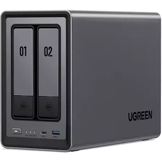 Ugreen NASync DXP2800 NAS Desktop Intel® N N100 8 GB DDR5 0 TB UGOS Pro Aluminium