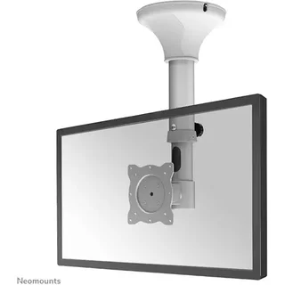 Neomounts FPMA-C025SILVER Monitor/TV mount ceiling 10-30" - h 37-47 cm - tiltable 75 x 75 mm 100 x 100 mm 0 - 180 360 Steel Silver