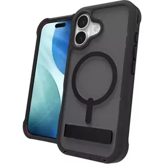 ZAGG Rainier Snap Kickstand ase For Apple iPhone 17 Smoke Black
