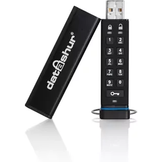 iStorage datAshur 8 GB | Secure Flash Drive | FIPS 140-2 Level 3 Certified |AES-CBC 256-bit Hardware Encryption | OS & Platform Independent | Type A