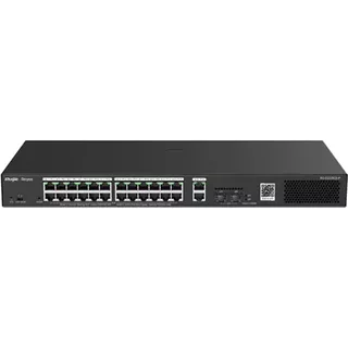 Ruijie Networks RG-ES228GS-P network switch Managed Gigabit Ethernet (10/100/1000) Power over Ethernet (PoE) Black