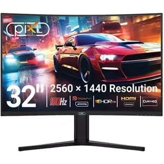 piXL GS32QIDPHA computer monitor 81.3 cm (32") 2560 x 1440 pixels Dual QHD LED Black