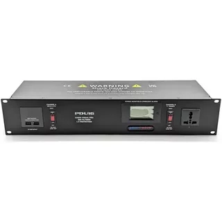 Penn Elcom 2U 20 Amp Rack Mount PDU with Power Monitoring and Overload Protection