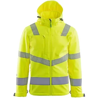 Arco Responsible Mens Yellow Hi-Vis Softshell Jacket S