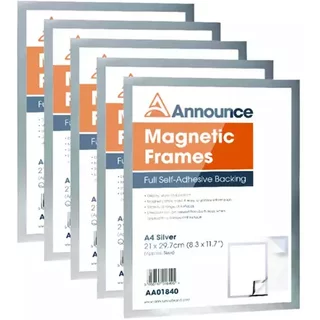 Announce Magnetic Frames A4 Silver