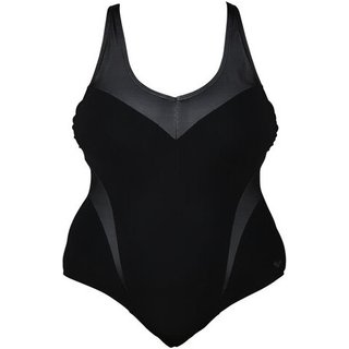 Lightweight women's one-piece swimsuit Arena Isabel Light Cross Back Plus
