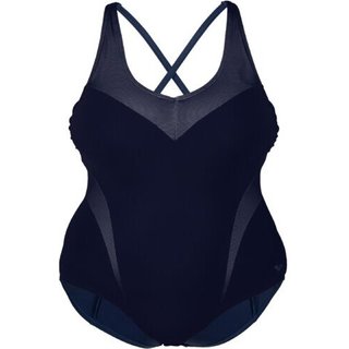 Lightweight women's one-piece swimsuit Arena Isabel Light Cross Back Plus