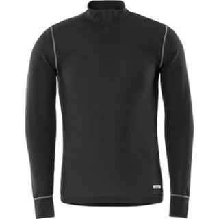 Long sleeve T-shirt with a short zip closure Fristads 789 OF