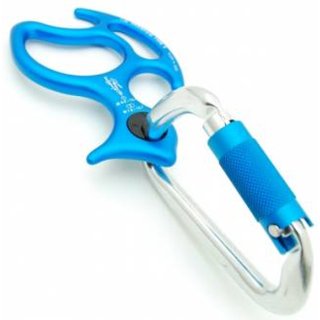 Canyoning descender with carabiner Kong