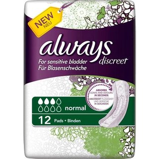 Always Discreet Normal Sanitary napkin 12 pc(s)
