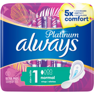Always Platinum Taglia 1 - 12 pezzi
