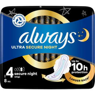 Always Ultra Secure Notte taglia 4 - 8 pezzi