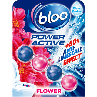 Blooo Power Active Flower pastiglia per il bordo del WC - 50 g