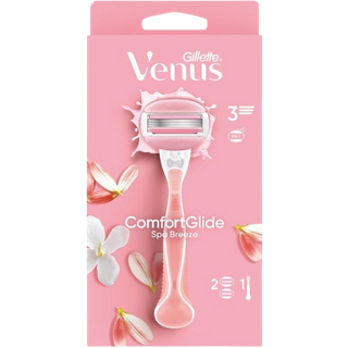 Gillette Venus ComfortGlide Spa Breeze Women's Razor With 2 Replacement Blades