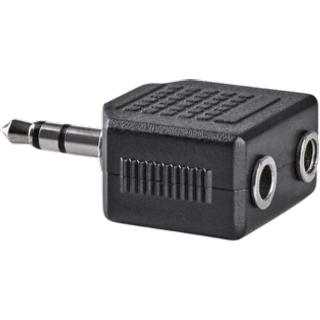 Adattatore audio stereo Nedis da 3,5 mm maschio a 2x 3,5 mm femmina
