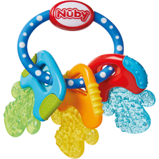 Portachiavi e anello da dentizione Nuby Icy Bites