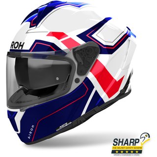 Airoh Spark 2 Helmet - Dart Blue/Red Gloss