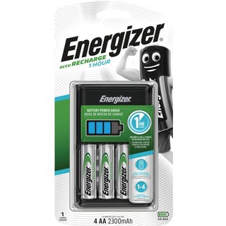Energizer® 1-Hour Battery Charger + 4 x AA Batteries S623