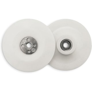Flexipads World Class Angle Grinder Pad White 100mm (4in) 3/8 x 24 UNF 20030