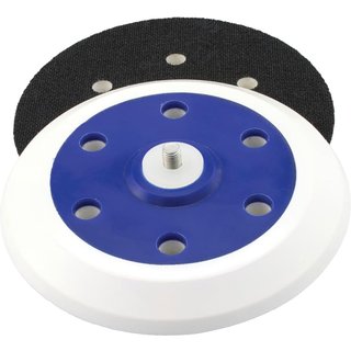 Flexipads World Class Dual Action Sander Pad 150mm GRIP® 6 Holes 5/16 UNF Foam Layer 32320