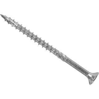 ForgeFix ForgeFast Pozi Compatible Exterior Screws eTech Silver 5.0 x 100mm Box 100 FFPEX5100ES