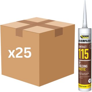 Everbuild Sika Everflex® 115 General Purpose Building Mastic White 285ml 489637