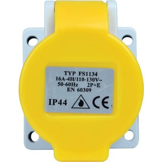Faithfull Power Plus IP44 Panel Socket 16A 110V