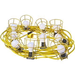 Faithfull Power Plus Festoon Lights 10 ES Bulbs 110V 22m HL-03ES-22