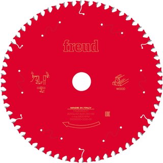 Freud Wood Table Saw Blade 260 x 30 x 2.6/1.8mm x 60T F03FS09782
