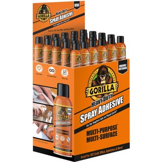Gorilla Glue Heavy-Duty Spray Adhesive Display Cube 116117