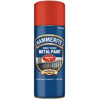Hammerite Smooth Finish Aerosol Red 400ml 5092967
