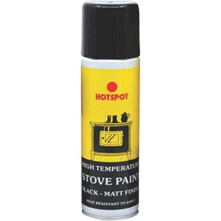 Hotspot Stove Paint Matt Black Aerosol 150ml 200911 HS200911