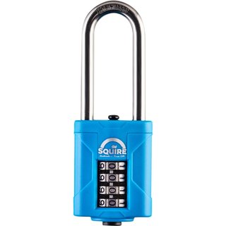Squire CP40S25 Heavy-Duty Rustproof Marine Combi Padlock 40mm Long Shackle 63mm Boxed CP40S25BX