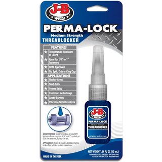 J-B Weld Perma-lock Blue Medium Strength Threadlocker 13ml 24213UK