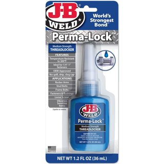 J-B Weld Perma-lock Blue Medium Strength Threadlocker 36ml 24236UK
