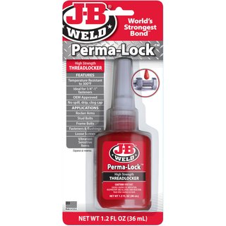 J-B Weld Perma-lock Red High High Strength Threadlocker 36ml 27136UK