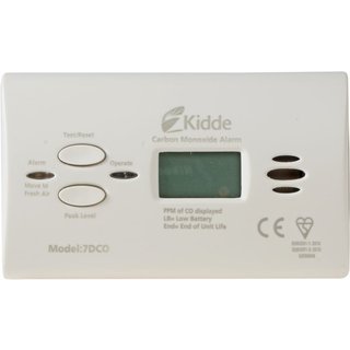 Kidde K7DCO Digital Carbon Monoxide Alarm (10-Year Sensor) K7DCO