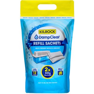 Kilrock Damp Clear Refill 2 x 500g DAMPCLEAR1KG