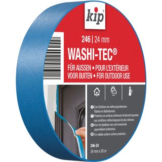 KIPĀ® 246 Premium Outdoor WASHI-TECĀ® Masking Tape 24mm x 50m 222845